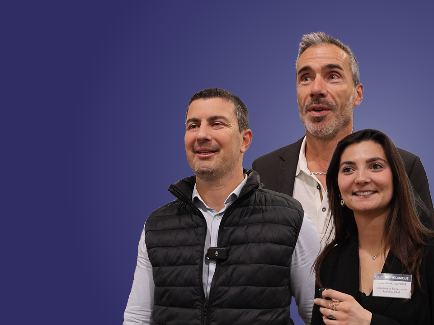 Miniature de vidéo avec 3 des 6 personnes interviewées